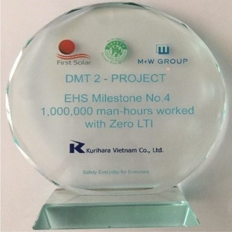 DMT 2 Project - 1.000.000 man-hours worked with Zero LTI
